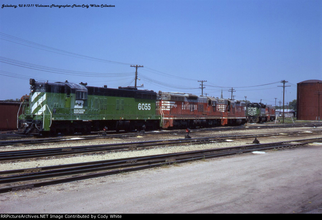 Burlington Northern SD7 6055